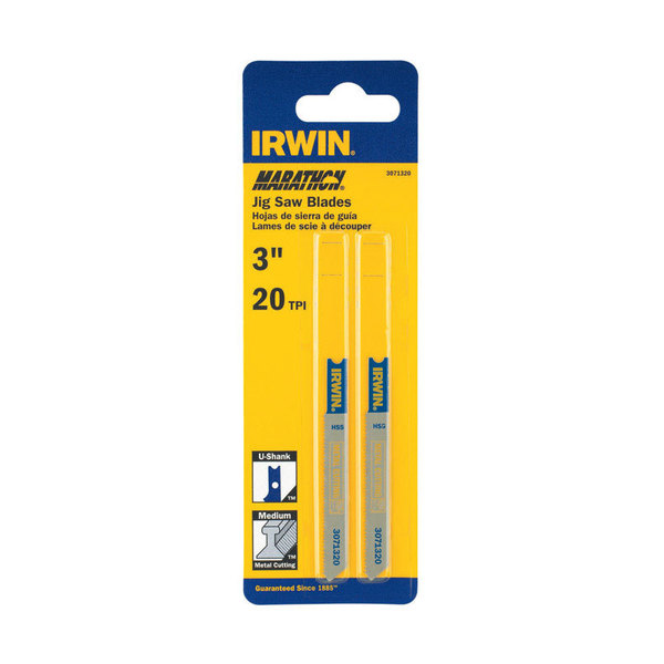 Irwin JIGSW U-BLD 3""X20T 2PK 3071320